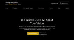 Desktop Screenshot of lifetime-optometric.com